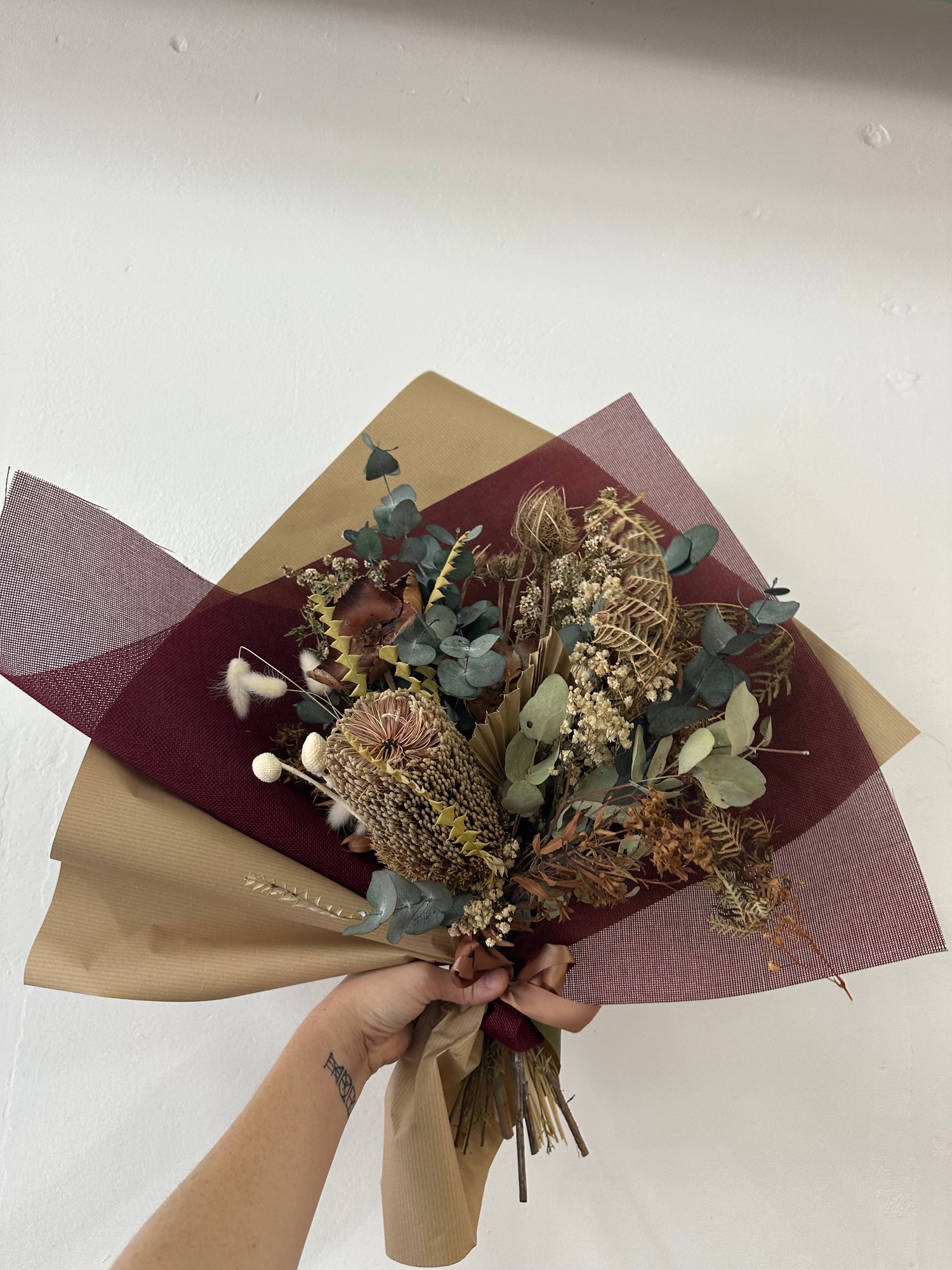 Dried Forever Flowering - DRIED/PRESERVED flower Bouquets