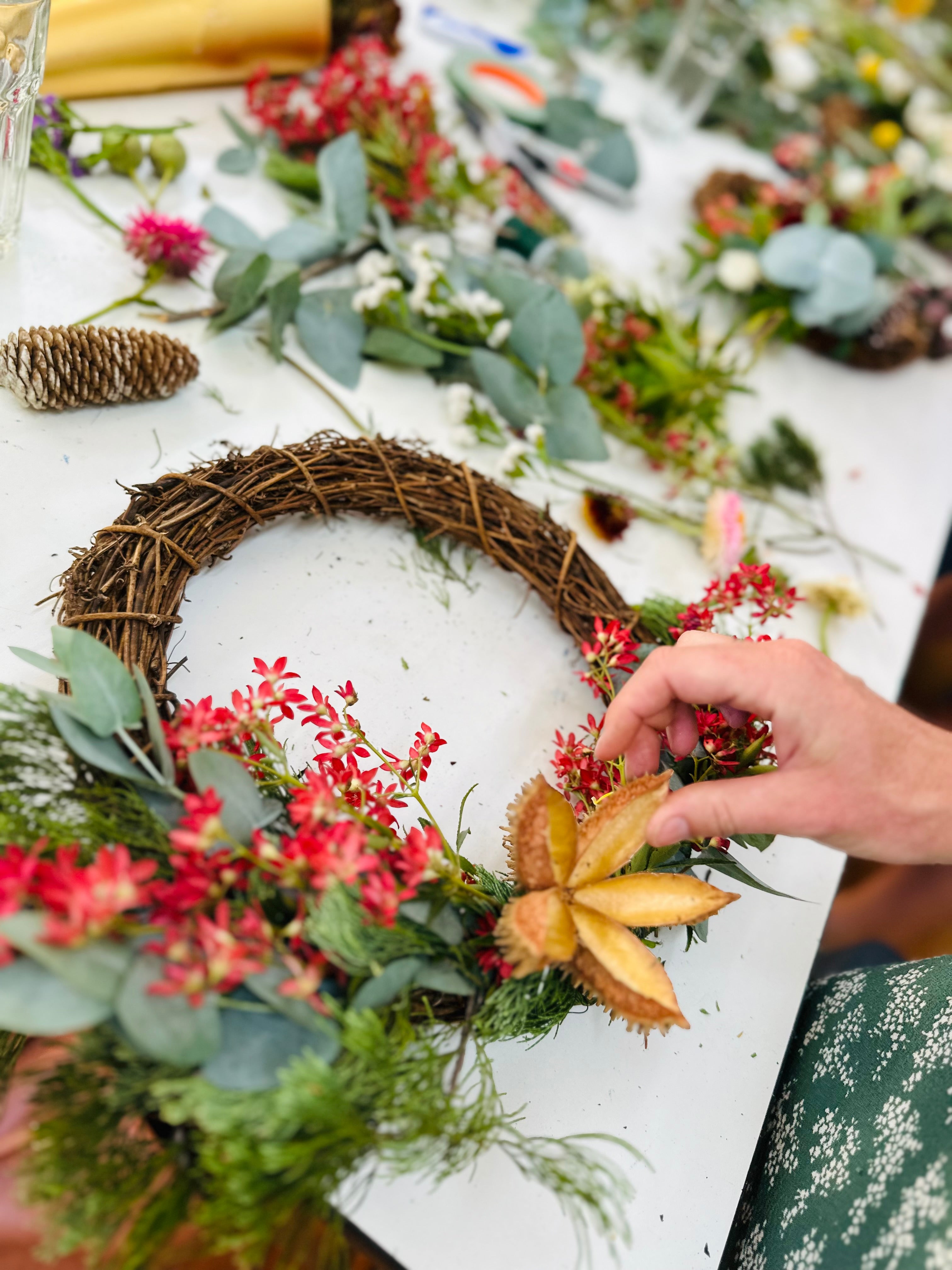 Annual S &amp; S Christmas Wreath Workshop 2025 - Charleville - 20th December and LOCATION TBA