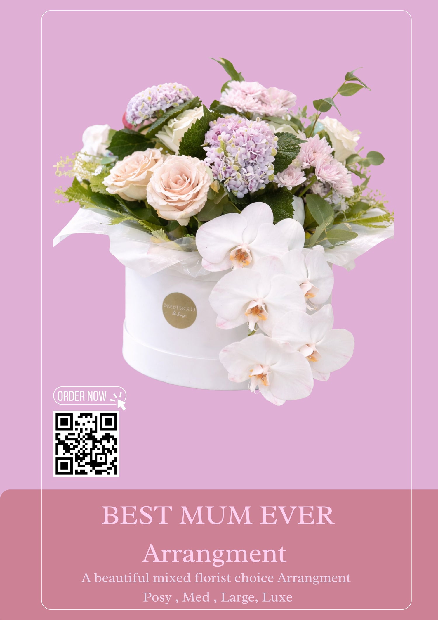 BEST Mum EVER - Box Arrangement- Florist Choice